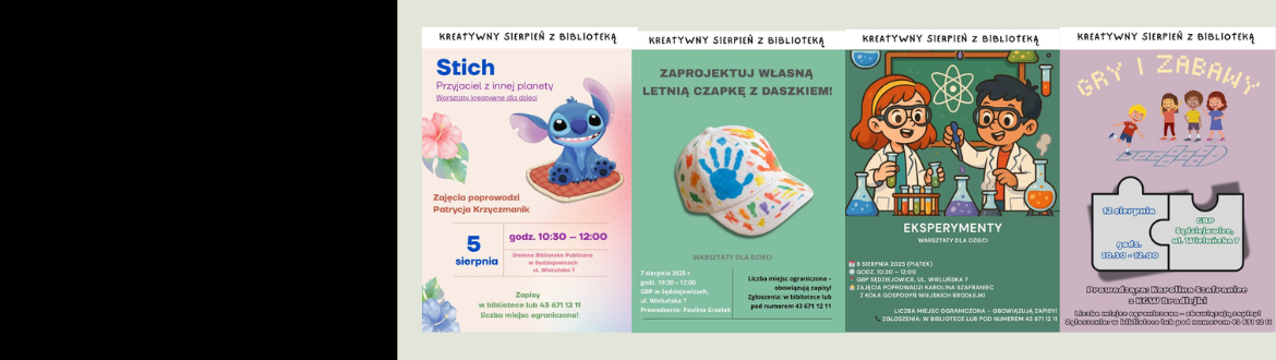 Kreatywny sierpień z biblioteką!